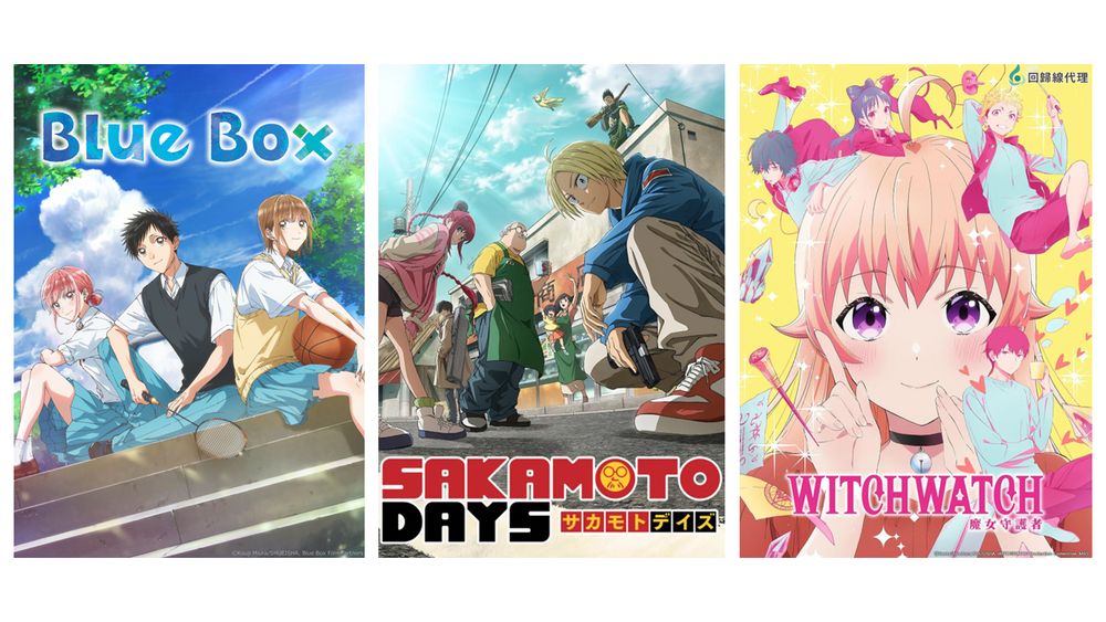 Blue Box, Sakamoto Days, Witch Watch