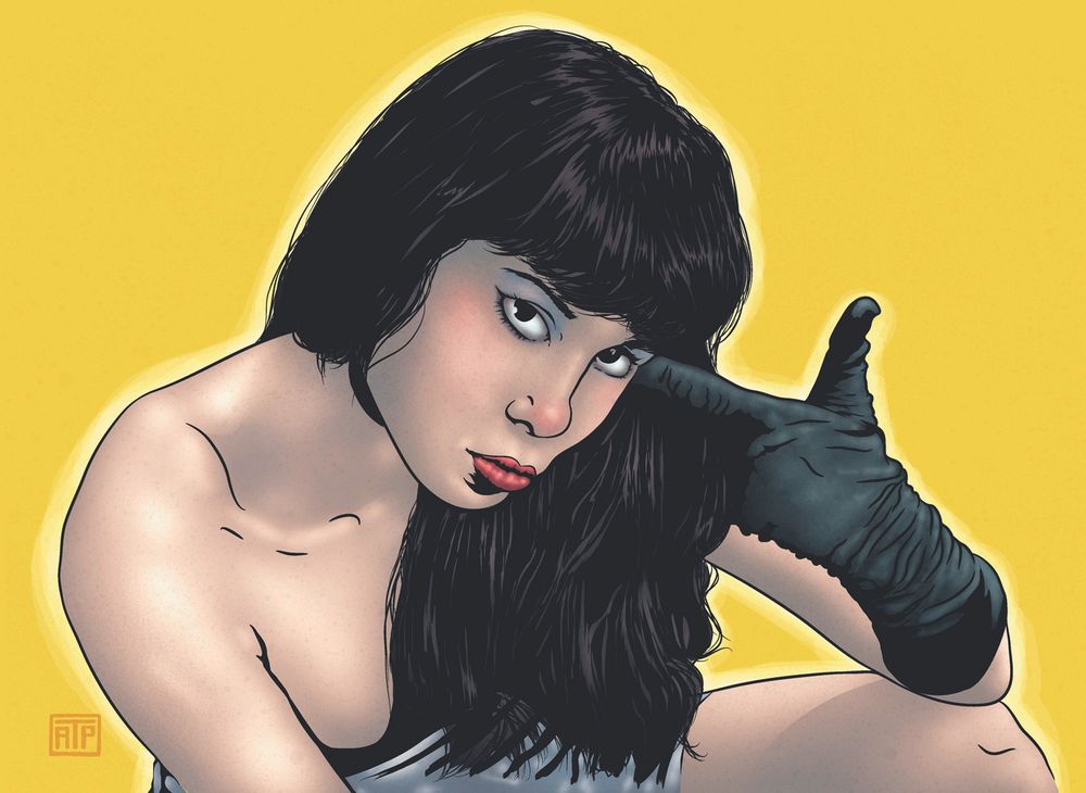 vector illustration of K then colored in PSD by angryf