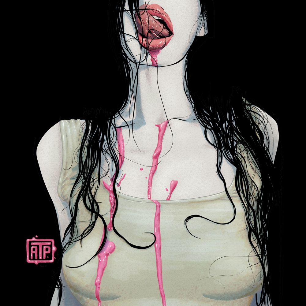 digital illustration of @seesingrain.bsky.social drawn by @angryf 

