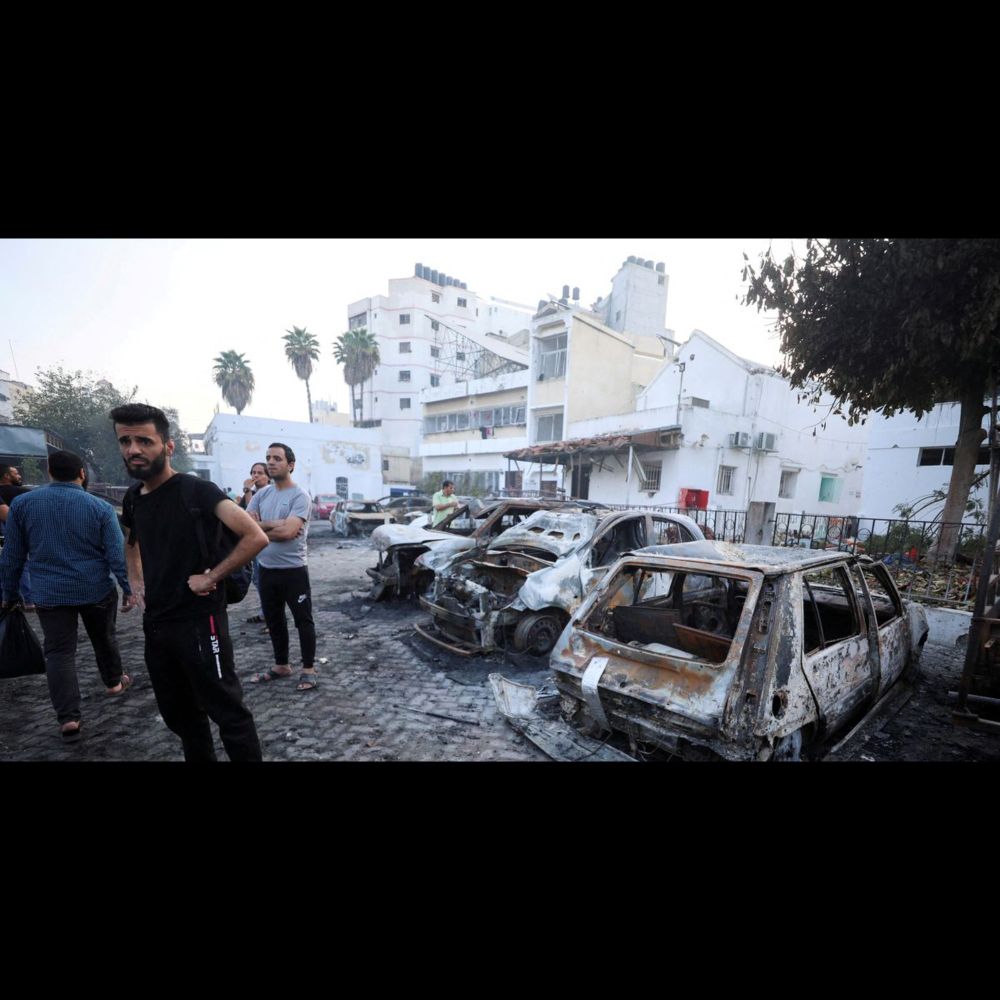 French military intelligence says Israeli strike not behind Gaza hospital blast | Reuters