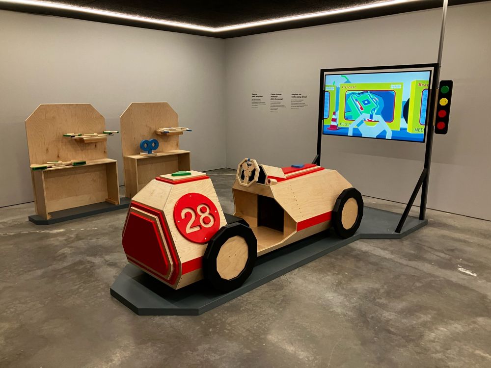 Soapbox Racer installation for Speelgoedmuseum Mechelen