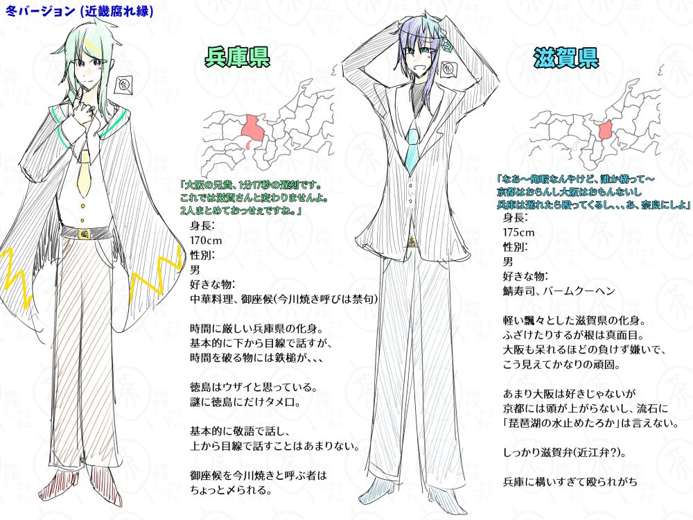 冬の服装 🕰🏯&🦝🌊