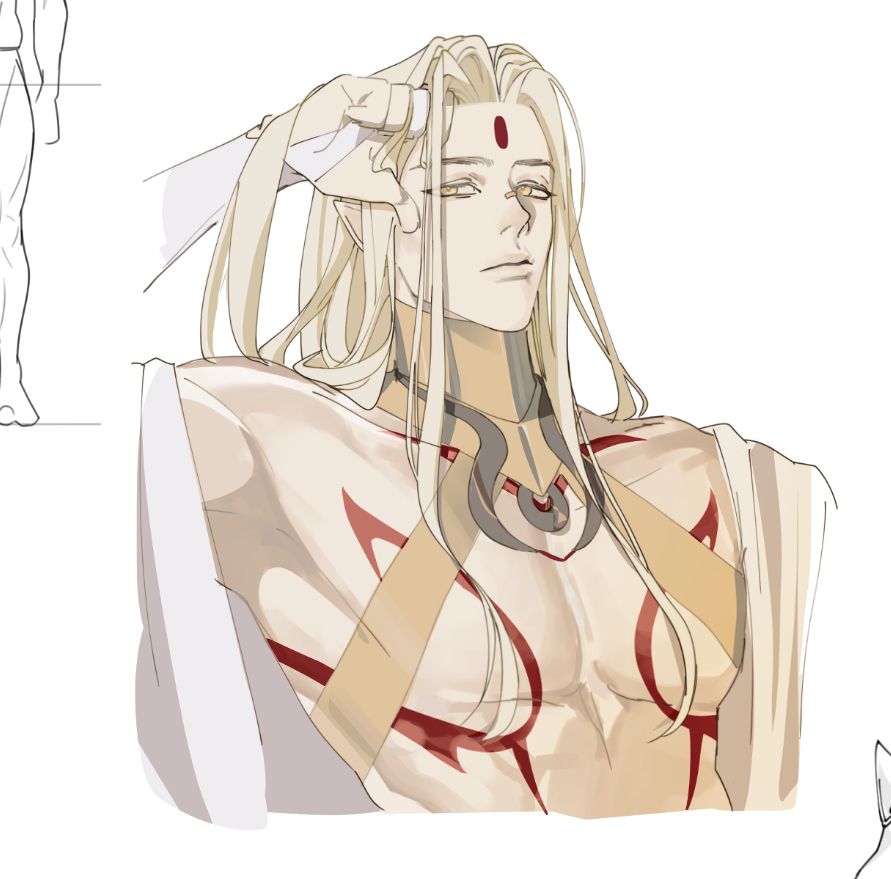 sketch of Charmii's OC Azarith