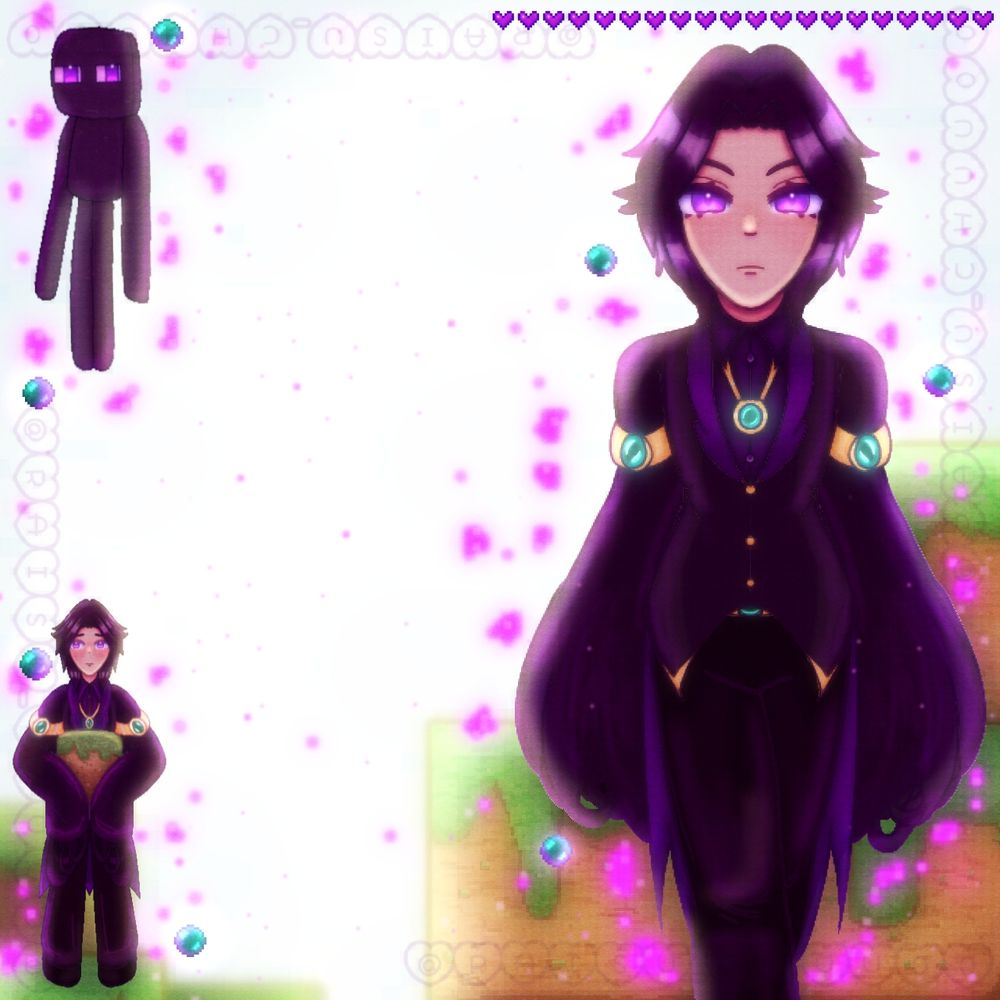 Enderman Gijinka Art