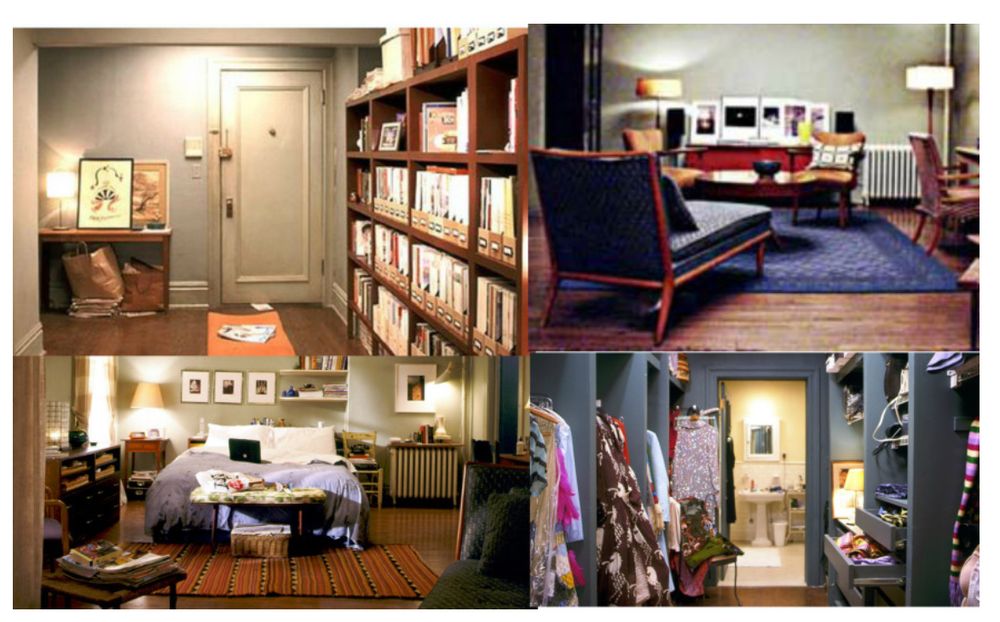 Carrie’s apartment in Sex and the City 
