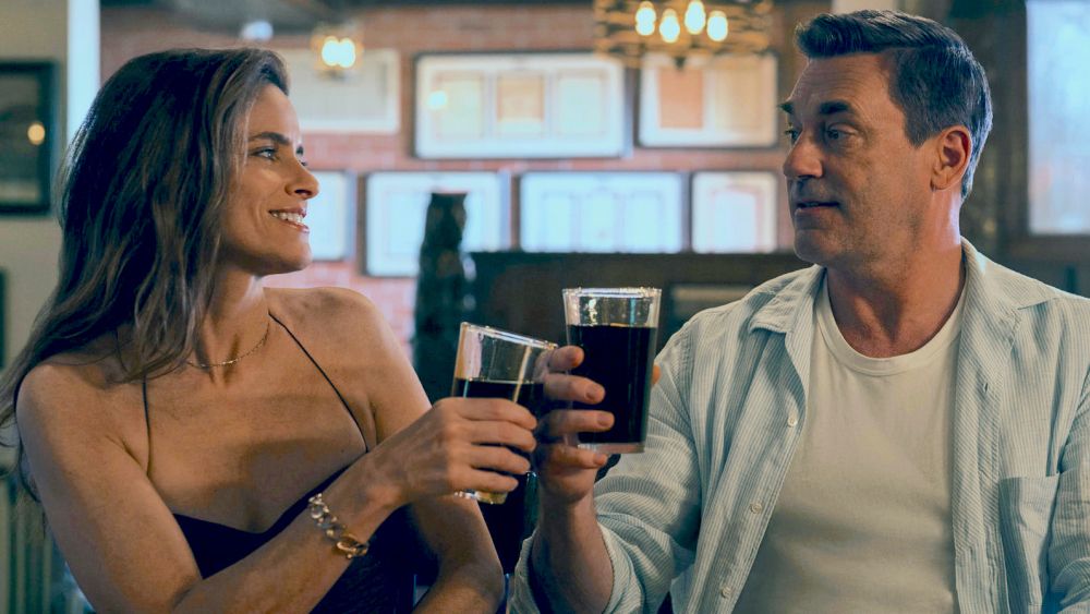 Amanda Pete and Jon Hamm 