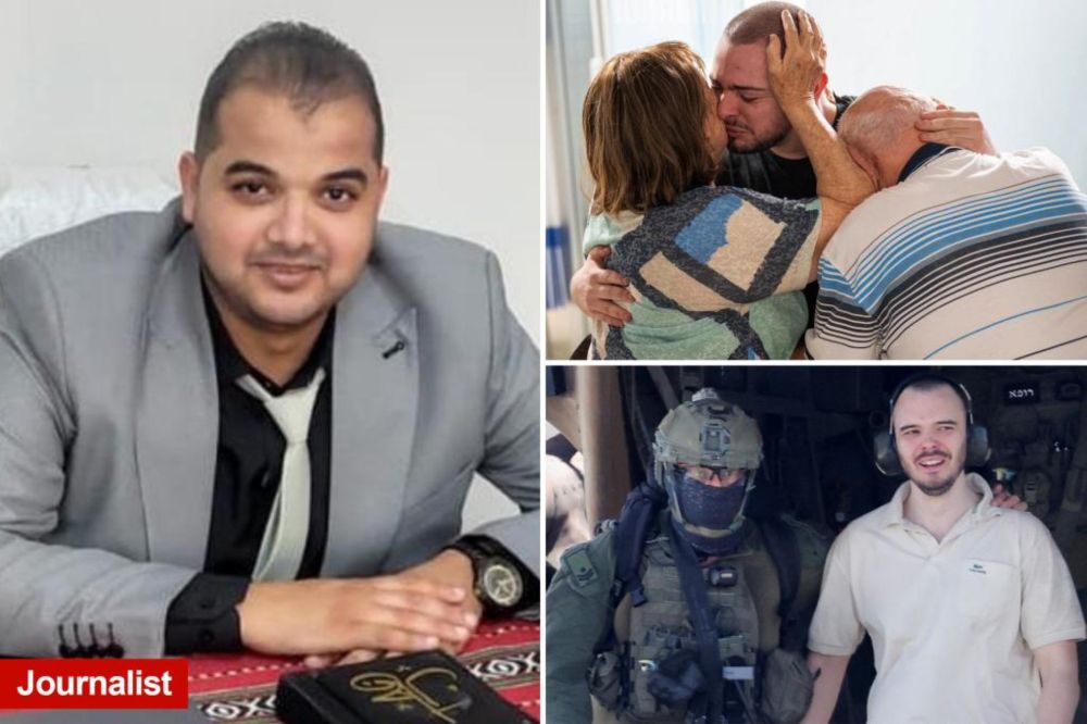 A Gaza journalist was holding three hostages in his home with his family before he was killed by Israeli commandos during a rescue operation on Saturday, according to the Israeli military.