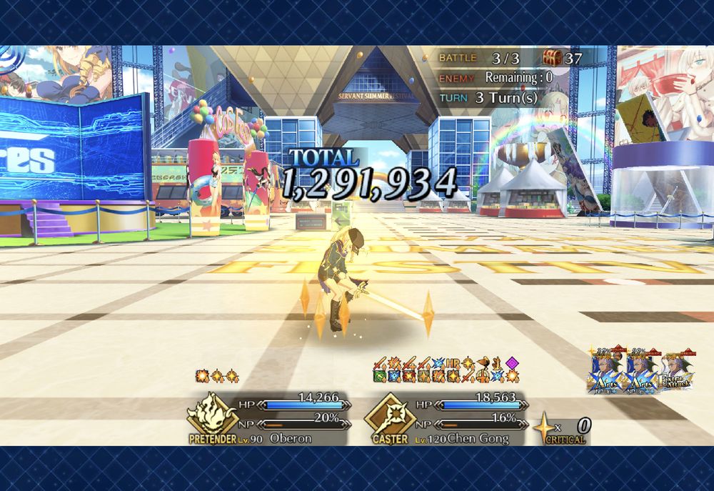 said team comp oneshotting a boss with a 1.3M damage NP

this is technically an aoe attack but fuck it it does enough damage