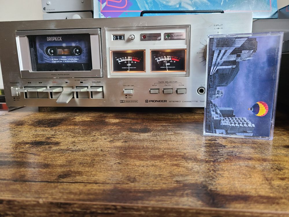 Cassette tape dropkick 