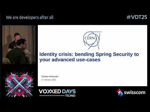 Identity crisis: bending Spring Security to your advanced use-cases by Cristian Schuszter