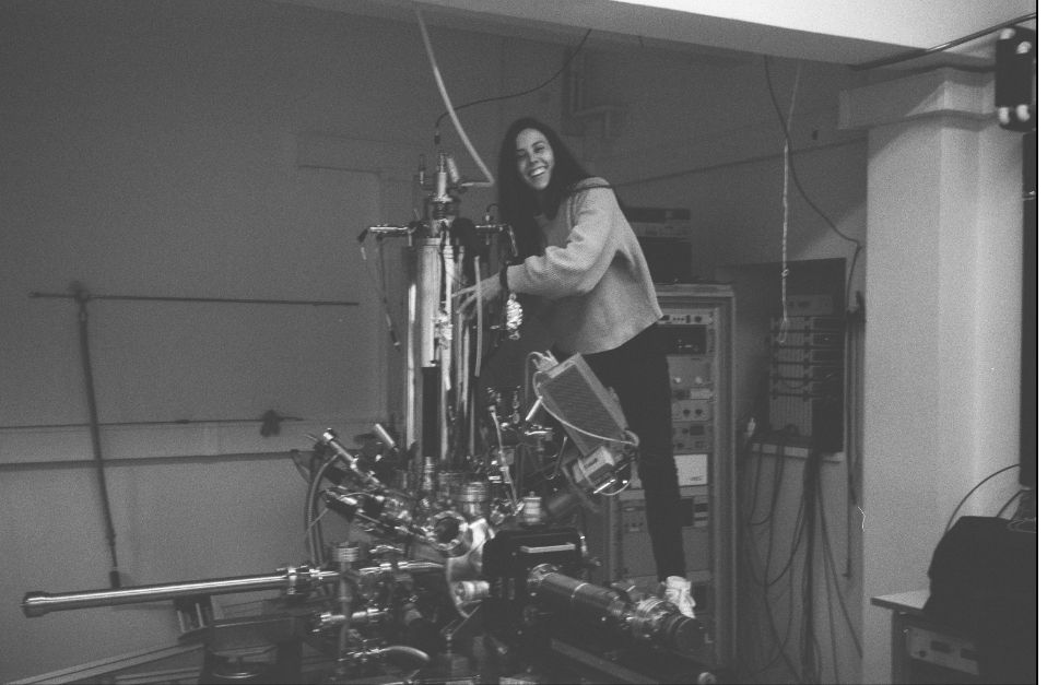 Ana in the lab