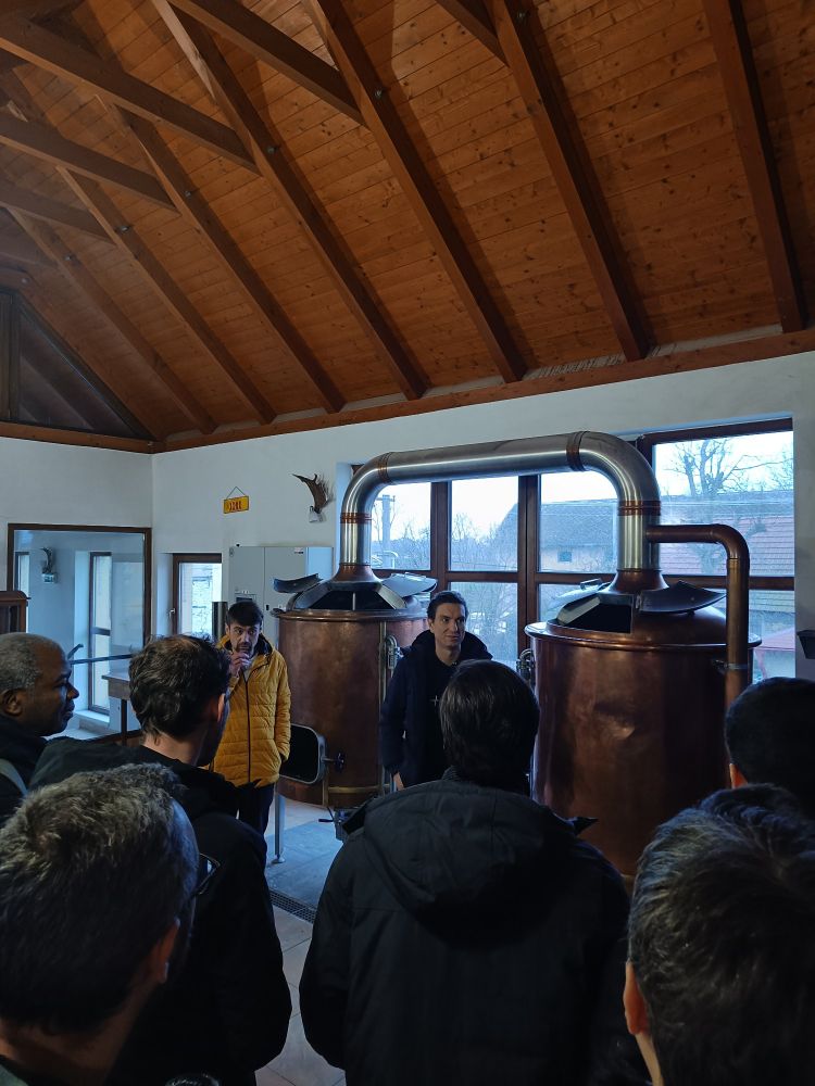Guided visit to a local brewery. Martin was the Czech-English traslator