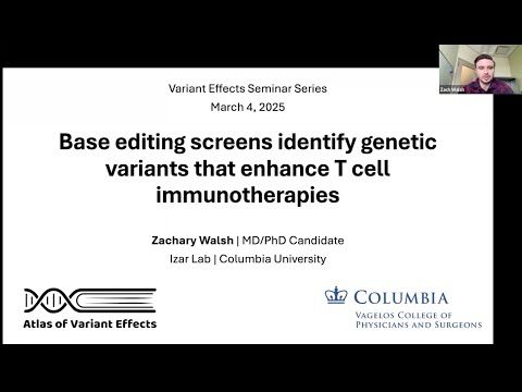 "Massively scalable assessment of variant effects in primary human T cells" - Zachary Walsh