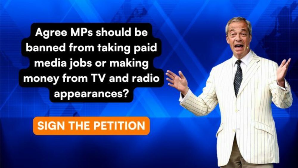 Sign the petition: block MPs from taking paid gigs on TV, in newspapers and on the radio.