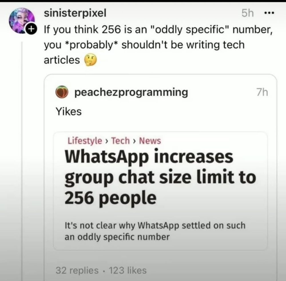 “WhatsApp increases group chat size limit to oddly specific 256”