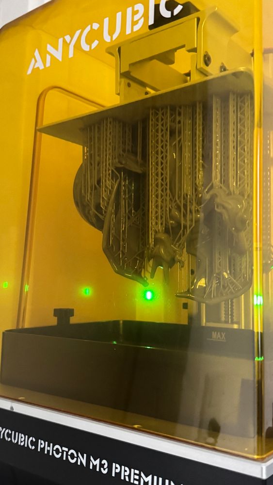 3D Drucker mit einer Figur