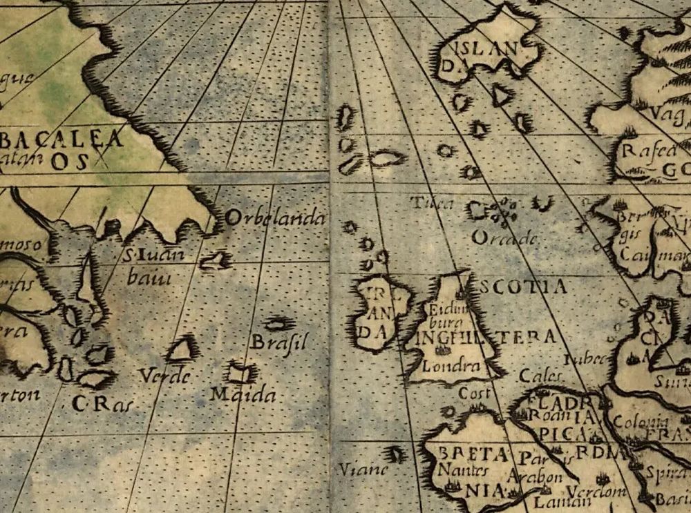 Map: Universale descrittione di tutta la terra conosciuta fin qui (Fernando Bertelli, 1565). Source: Library of Congress