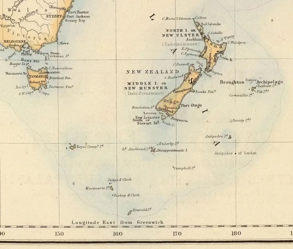 Map: Oceania, or Islands in the Pacific Ocean (A. Fullarton & Co, 1872). Source: David Rumsey Map Collection