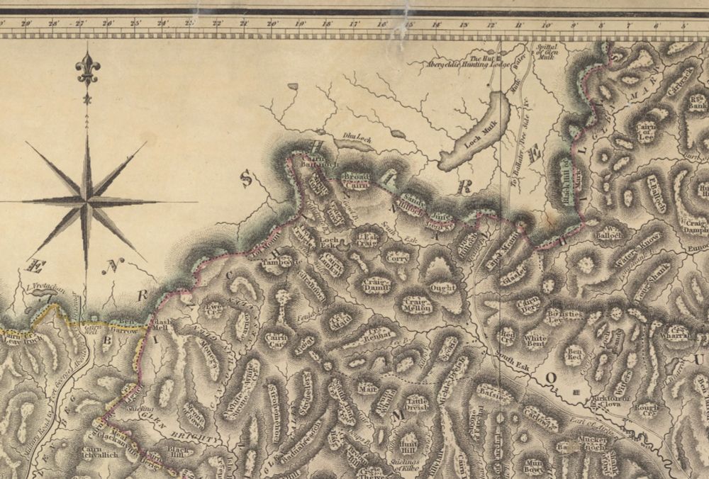 Map: Map of the basin of the Tay (James Knox, 1831). Source: National Library of Scotland
