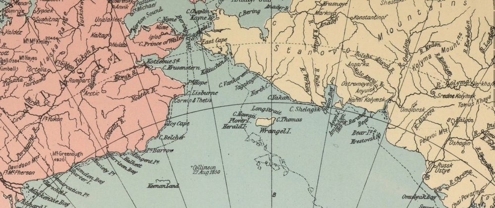 Map: North Pole Region (Alexander Gross, 1935). Source: David Rumsey Map Collection
