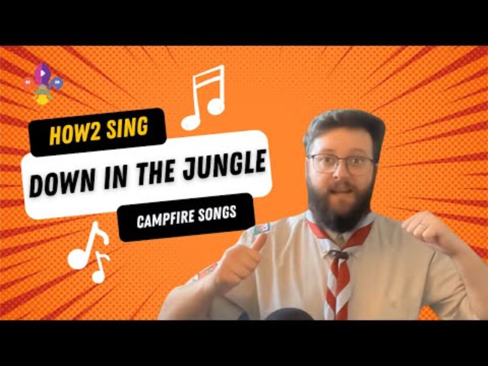 HOW2 SING Down in the Jungle | SCOUTADELIC #CampfireSong #kidsongs