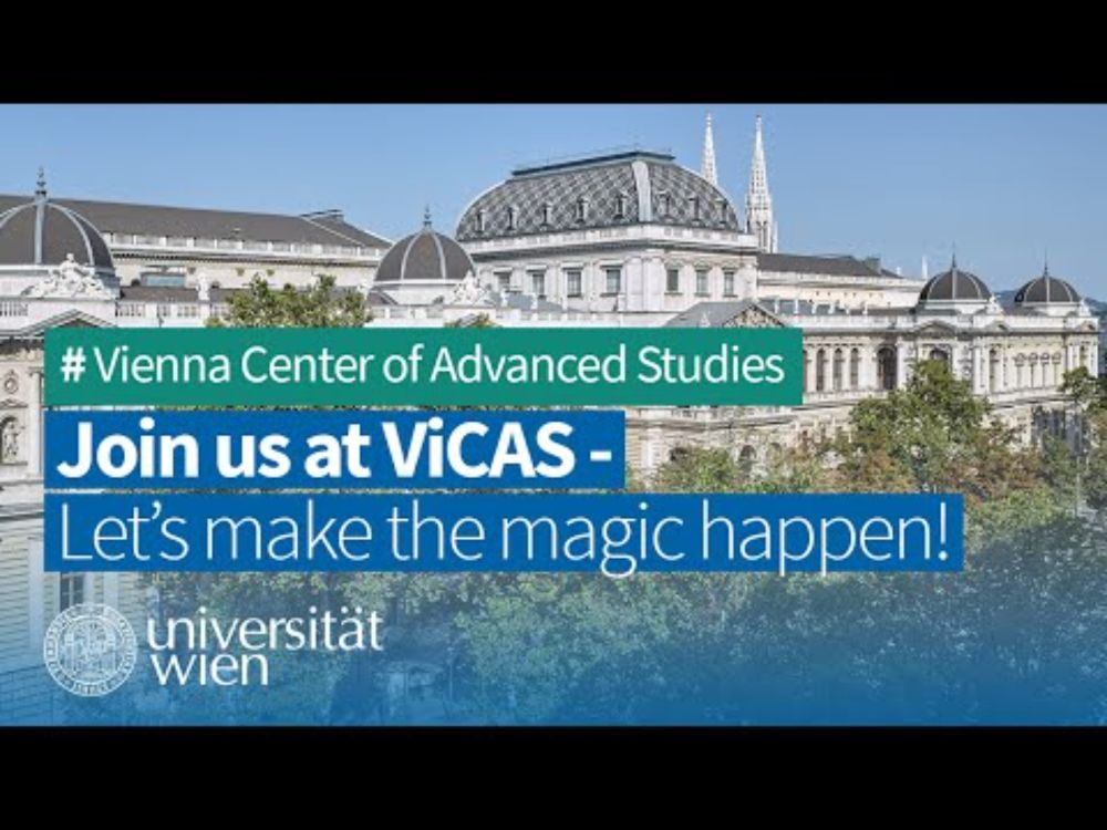 ✨ Join ViCAS - Vienna Center for Advanced Studies | University of Vienna