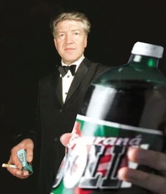 david Lynch oferecendo um dolly guaraná 