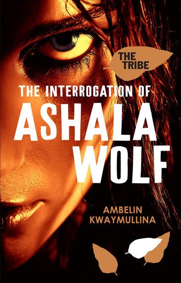 A young Aboriginal girl stares directly at the viewer: her head is lowered so she is looking up from under her eyebrows, and only half her face is visible. At the bottom of the cover are three silhouettes of leaves in brown and white.
