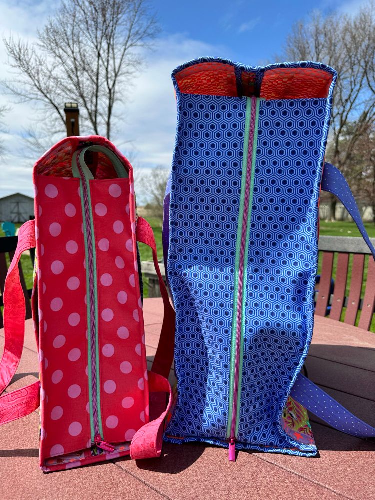 Large on the left, XL on the right 