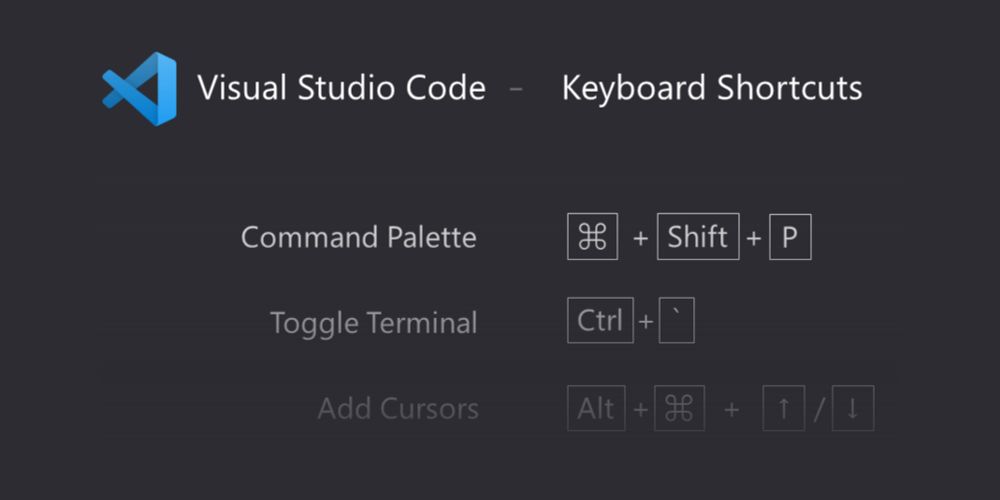 Keyboard shortcuts for Visual Studio Code