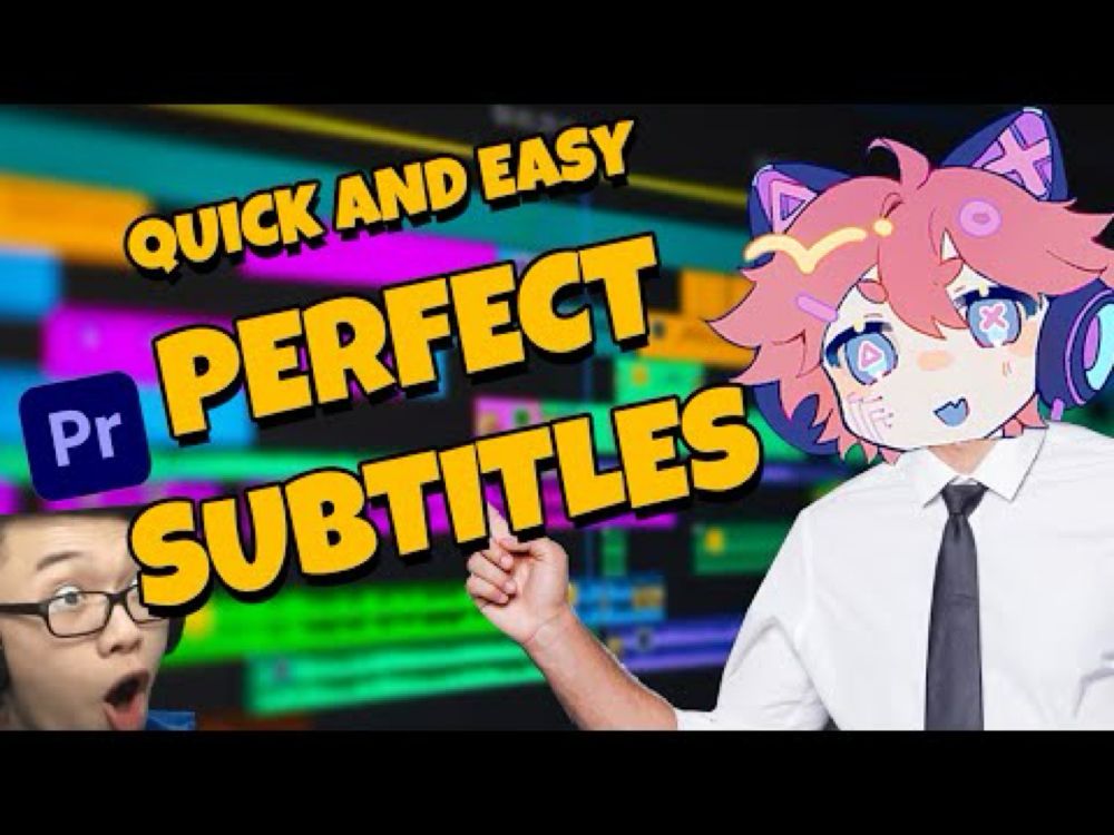 How to: Quick & Easy Subtitles for YOUR YouTube Videos (Premiere Pro)