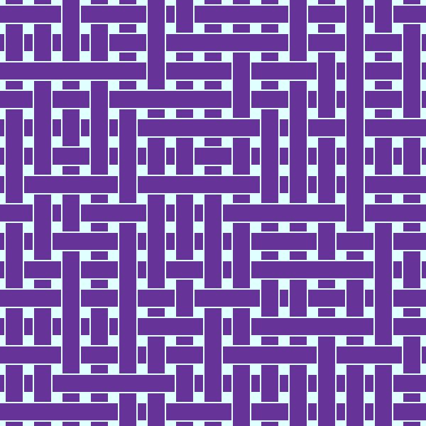 This image shows a random tiling of a square created by the Random Tiling Bot