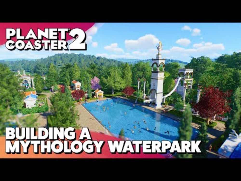 Building a Mythological Waterpark in Planet Coaster 2