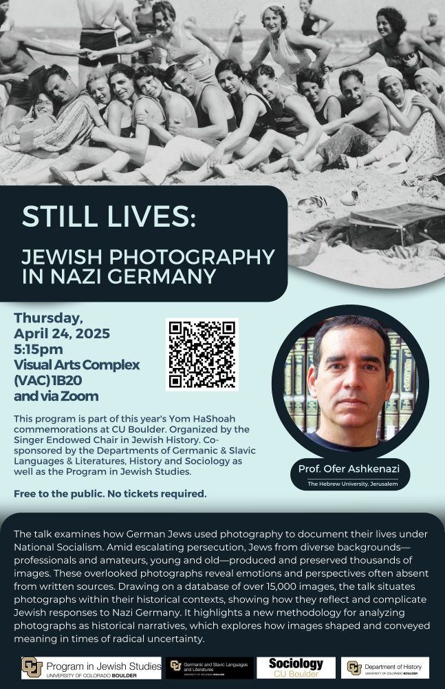 Poster with event details and photo of Ofer Ashkenazi 