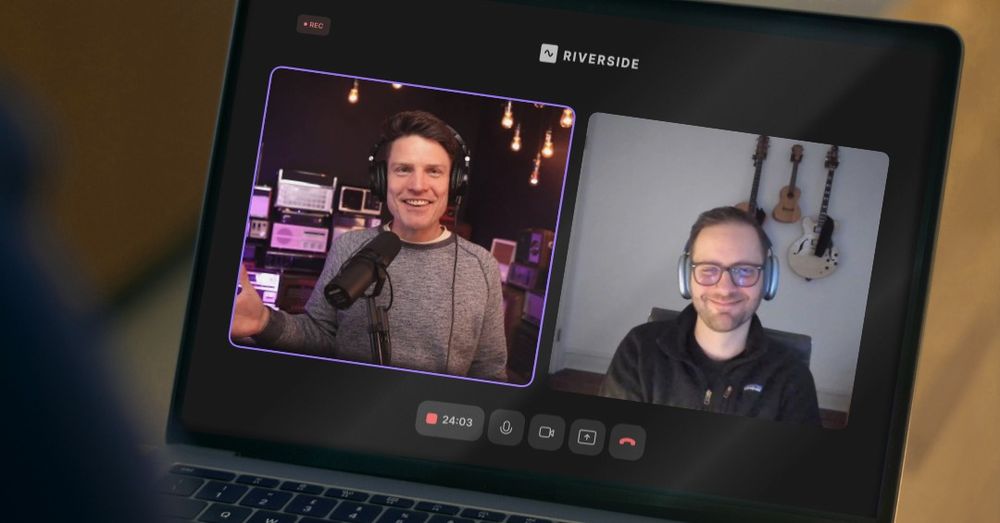 Justin Jackson and Dave Giunta recording an episode of Build your SaaS