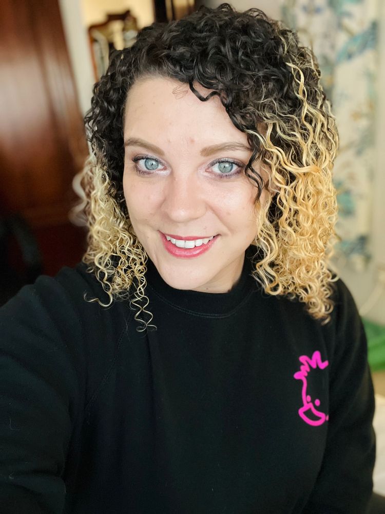 Selfie of Emily, all set for stream