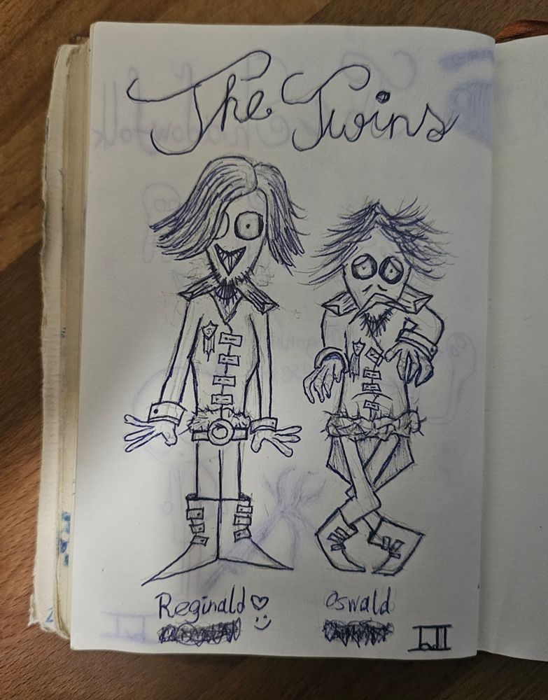 Concept doodle of The Twins