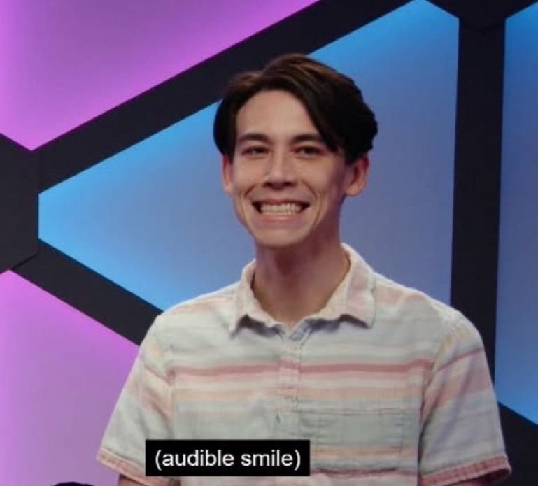 Zac Oyama smiling big 😬