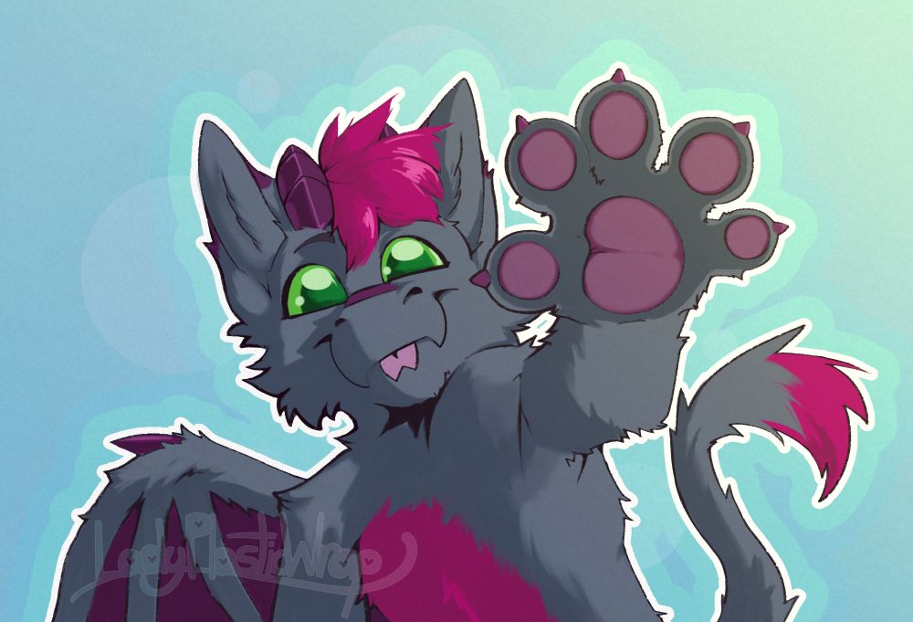 Torrin bapping you with his paw