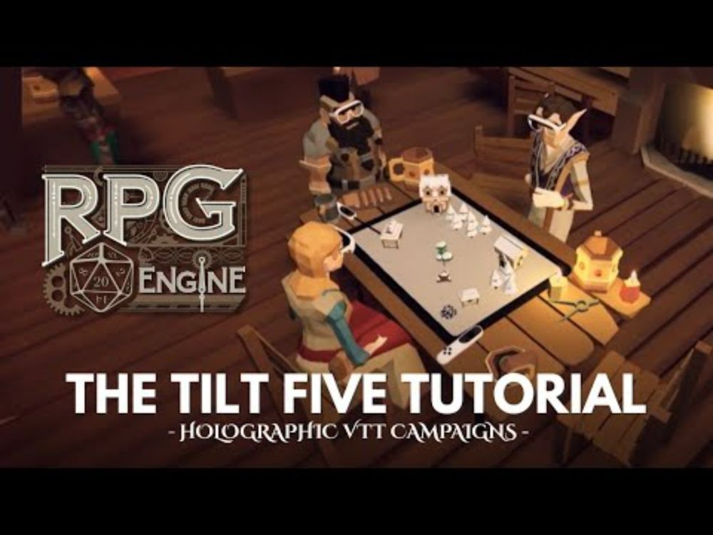 How to  use TiltFive in the RPG Engine - combining augmented reality with a VTT!