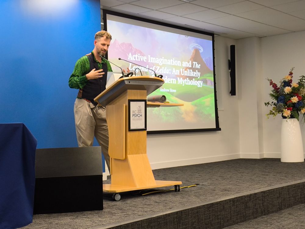 Dr Andrew Howe on stage