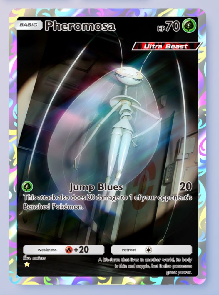A Pheramosa full art in Pokemon TCG Pocket
