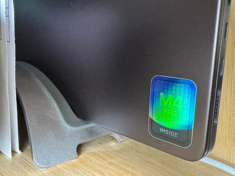 M4 Pro Inside sticker on my MBP