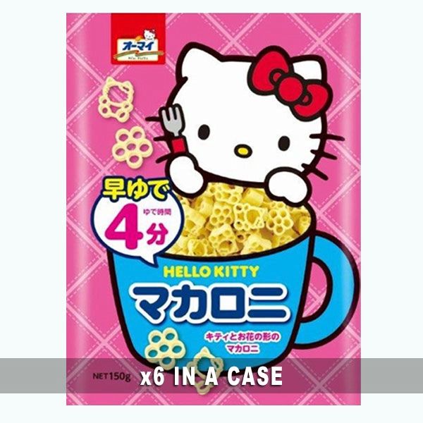 Hello Kitty-shaped macaroni