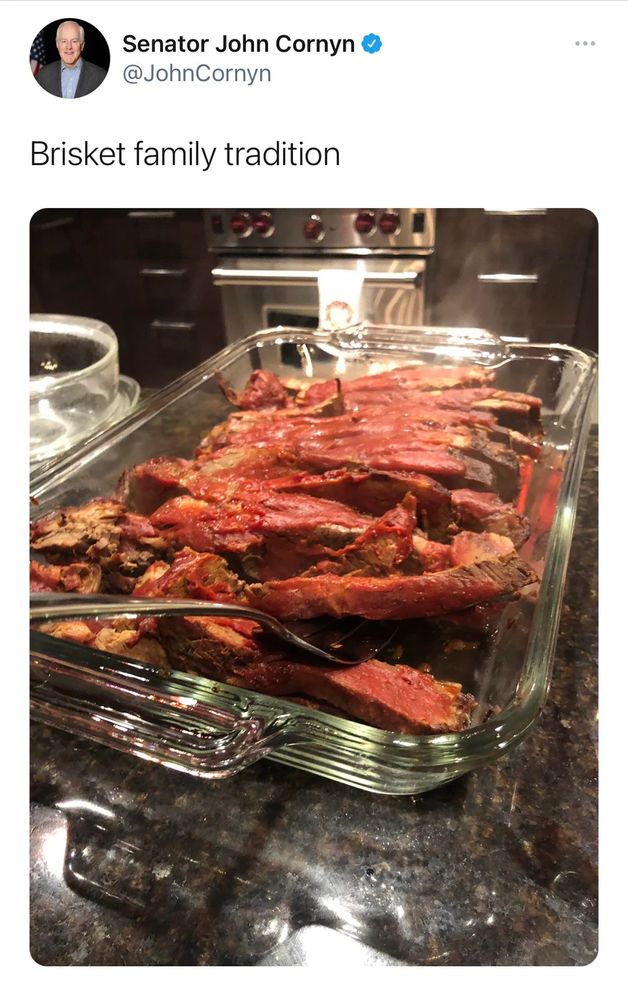 An actual tweet, from an actual Senator from Texas. John Cornyn, on Christmas Eve, tweeted 