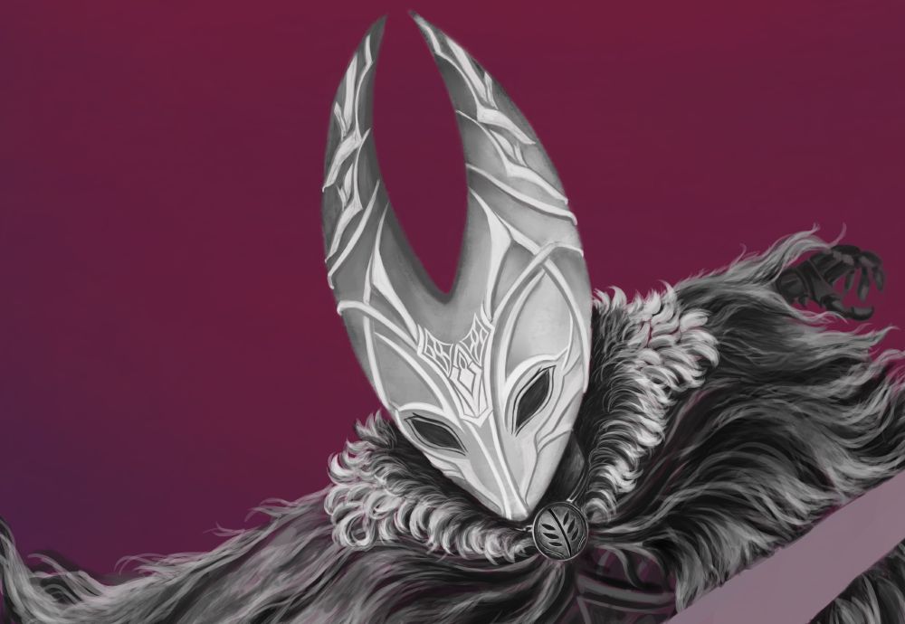 Hornet original concept art wip by me if she was in a soulsborne game