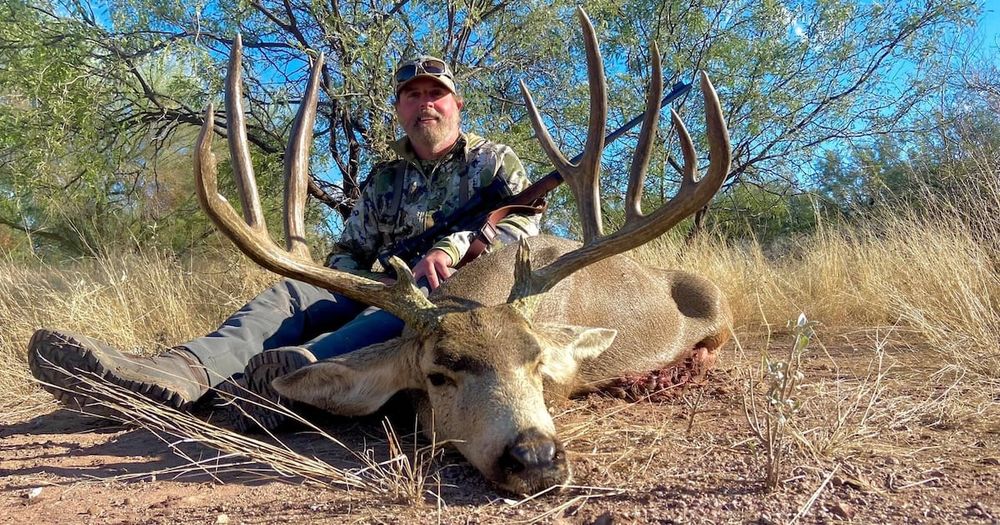 Texan man Asher Watkins was hunting the animal on an expedition when it suddenly attacked.