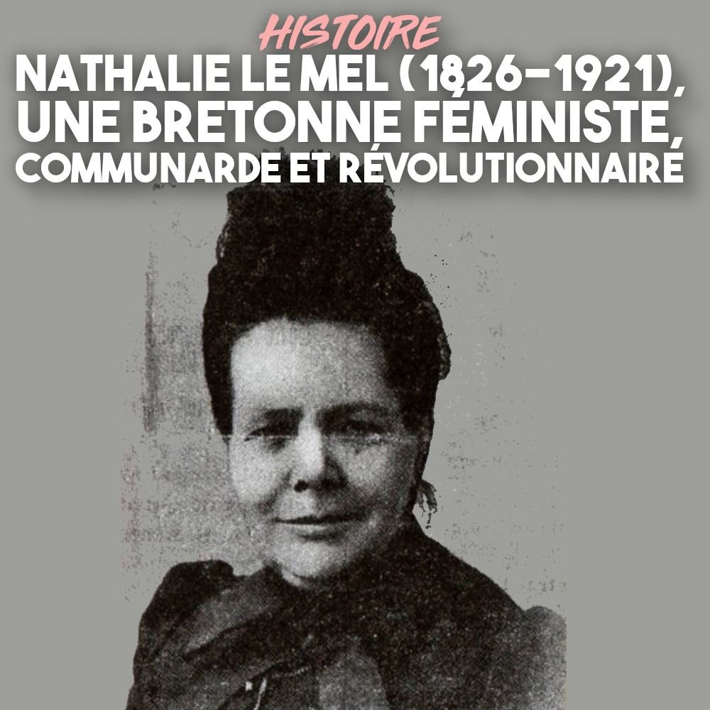 Portrait de Nathalie Le Mel, Bretonne féministe et révolutionnaire.