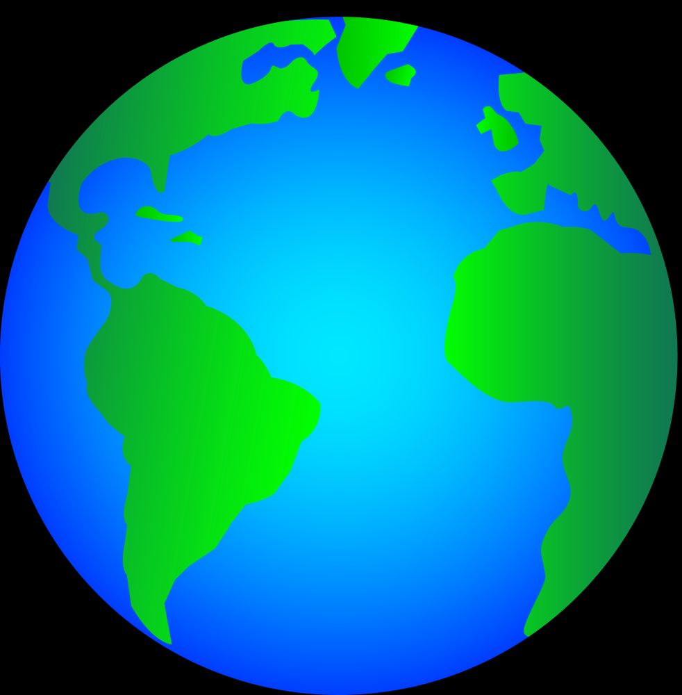 Graphic of the Earth from space