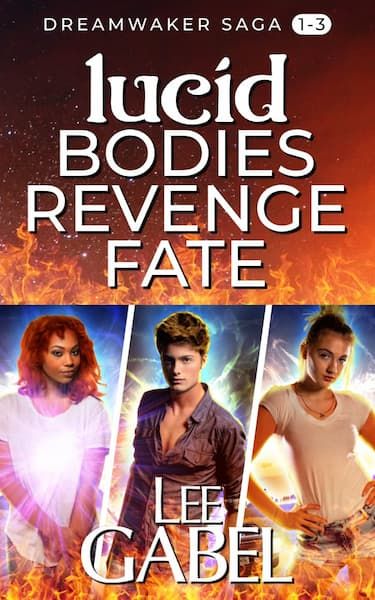⭐ https://bookshop.leegabel.com ⭐

Cover representing the Dreamwaker Saga: Lucid Bodies, Lucid Revenge, and Lucid Fate.

Pictured: The three main characters of the Dreamwaker Saga:

Wynter - Strong willed, fiery red-head, photography enthusiast. She lives in a trailer park with her mother and father. Wynter discovers her ability to make the people in her dreams real.

Cash - Intensely loyal, a hard worker, a natural leader when he chooses to be. He has lived in the same trailer park as Wynter for most of his life. The two are good friends but Cash wants to be more than friends.

Jezebel - Aggressive, remorseless, Wynter's sworn enemy. She drives a midnight black Barracuda around town and takes what she wants. Jezebel's intelligence is surpassed only by her sociopathic tendencies.

Blurb: Take a trip into the past, where the line between dreams and reality blurs, friends become lovers, and the consequences can be deadly. Raise your fists with our heroes because their villains deserve a punch in the face.